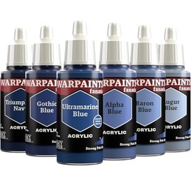 The Army Painter, Warpaints Fanatic Flexible Triad: Strong Pale Blues, 6 x 18 ml acrylic paints - Miniature quality hobby paint for Dungeons and dragons (DnD) & Warhammer Miniatures