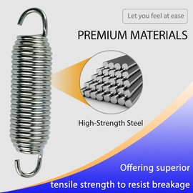 ZanFyxil 116-6317 Extension Spring Compatible with Toro & exmark Mower Models, Replaces Part# 116-0133, 1-633151, 103-3330,E633151 Mower Deck Springs.