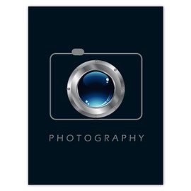 'Pack of 25 3 Piece Combi File Folders with Tuck in Bold for 13 x 18 cm and 15 x 20 cm Photos – Coloured Print "Camera – Schoeller & Punch Set of