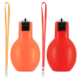 Zhujiehigh Pack of 2 Hygienic Hand Whistles, Sports Whistles, Referee Whistle, Football Whistle, Trainer Whistle, Loud Emergency for Trainers, Sports Teachers, Dog Trainer Accessories Whistle