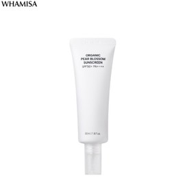 WHAMISA Organic Pear Blossom Sunscreen SPF50+ PA++++ 50ml