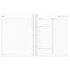 TUL® Discbound Undated Daily Refill Pages, 8-1/2" x 11", Undated,