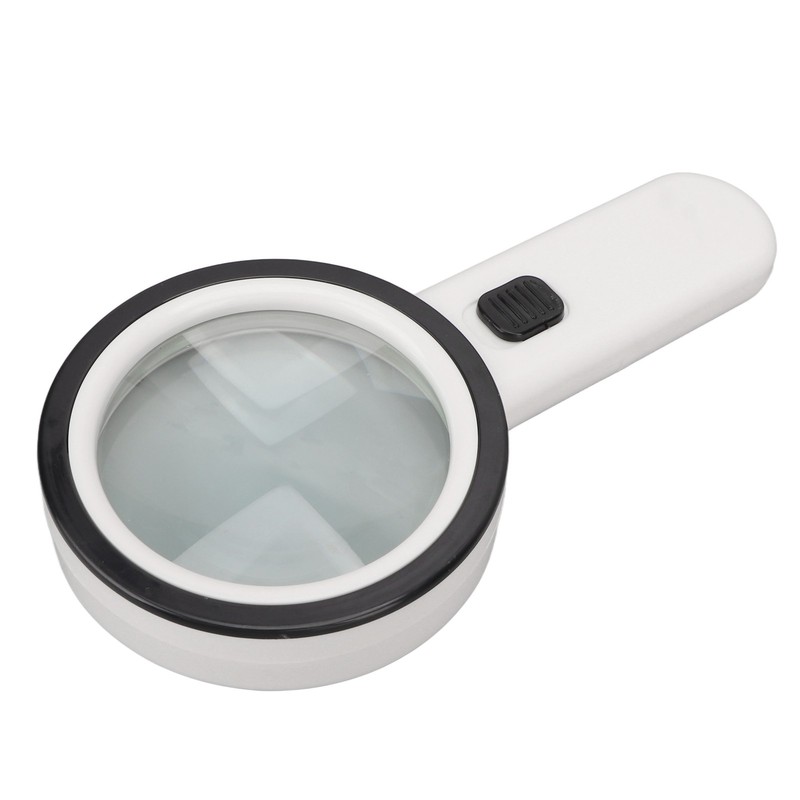 Handheld Magnifying Glass 30x Double Layer Optical Glass Lens Magnifier