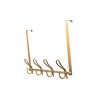 FantasHome Double Prong Over The Door Hook Rack with 12