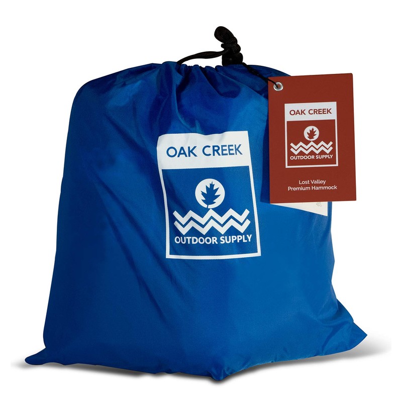 Oak Creek Lost Valley Camping Hammock. Bundle Includes Mosquito Net,