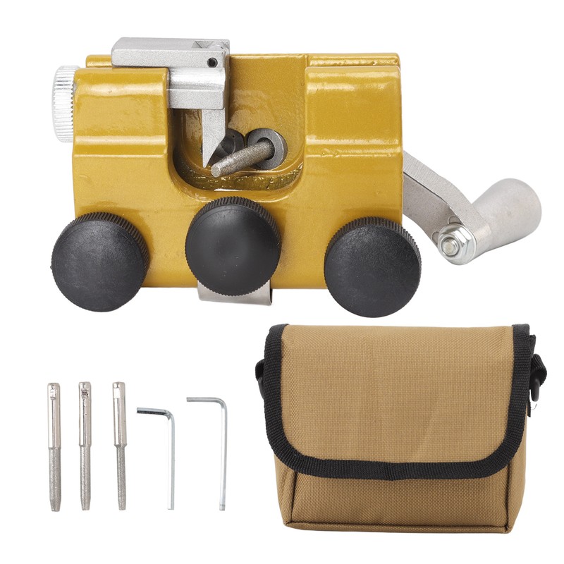 Hand Crank Chainsaw Sharpener Portable Chainsaw Sharpening Jig Tool Kit