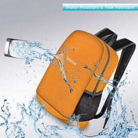 Bekahizar 20L Ultra Lightweight Backpack, Rucksack Hiking Daypack Travel Day Bag for Men Women Kids Outdoor Camping Mountaineering Walking Cycling Climbing (Orange)