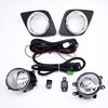 Fog Lights Driving Lamps Replacement for 2009-2012 Toyota RAV4 Clear