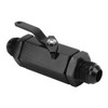 Fuel Shut Off Check Valve 6061 Aluminum Alloy Black Anodized