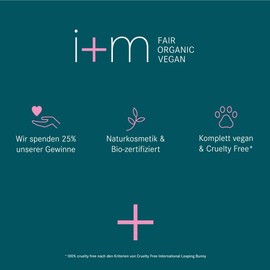 i+m® Sun Protect LSF 50 · Wasserfeste BIO Sonnencreme für das Gesicht · Mit Bisabolol & Vitamin E · Mineralischer Zink UV Schutz · Vegan, Naturkosmetik · 50ml