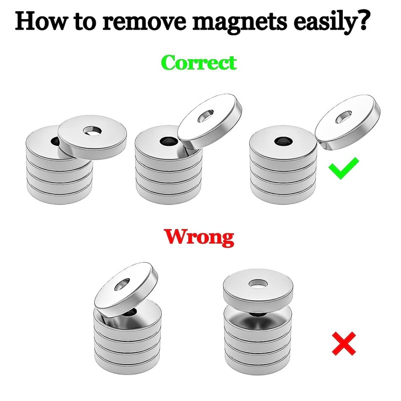 Wukong Small Magnets 20pcs Mini Strong 15x3mm for Magnetic Plate,