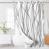 ECUCM Shower Curtain with Snap in Liner for Bathroom Bathtubs,