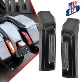 Carleo Dual Fender LED Brake Tail Turn Signal Light for Harley Street Glide/ Road Glide