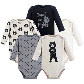 Yoga Sprout Bodysuit 2-Pack, Bear Hugs 5pk, 6-9 Month