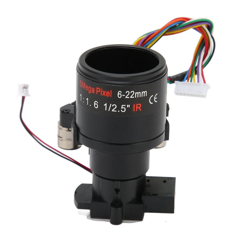 Motorized Zoom Lens 6‑22mm 5MP Focal Length High Precision Auto
