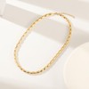 CIUNOFOR Gold Necklace for Women, 17.0 inches 14K Plated Gold