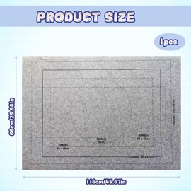 Jigsaw Puzzle Mat, Jigsaw Mat Roll, Puzzle Roll Mat, 66x116cm Gray Felt Puzzle Mat, Portable Non-slip Jigsaw Mat for Efficient Puzzle Solving, for Puzzle Lovers