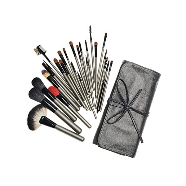26pcs Makeup Brushes Tool with Holder Case Studio Make Up