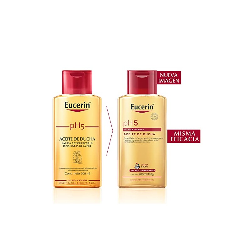 Eucerin Ph5 Aceite De Ducha Para Piel Sensible O Seca,