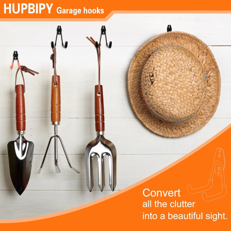HUPBIPY 26 Pack Garage Hooks Heavy Duty Utility Steel with