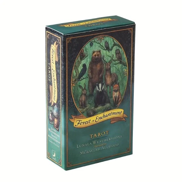 Forest of Enchantment Tarot 78-Card Deck English the woods are