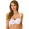 Rosme Annija Collection Women's Half Cup Balconnet Underwired Bra -