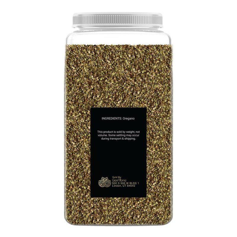GranAroma Oregano Flakes, 1 lb, Versatile Spice, Rich & Savory