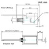 2PCS Push Pull Solenoid DC24V 5mm Stroke Through-Hole Solenoid Magnet