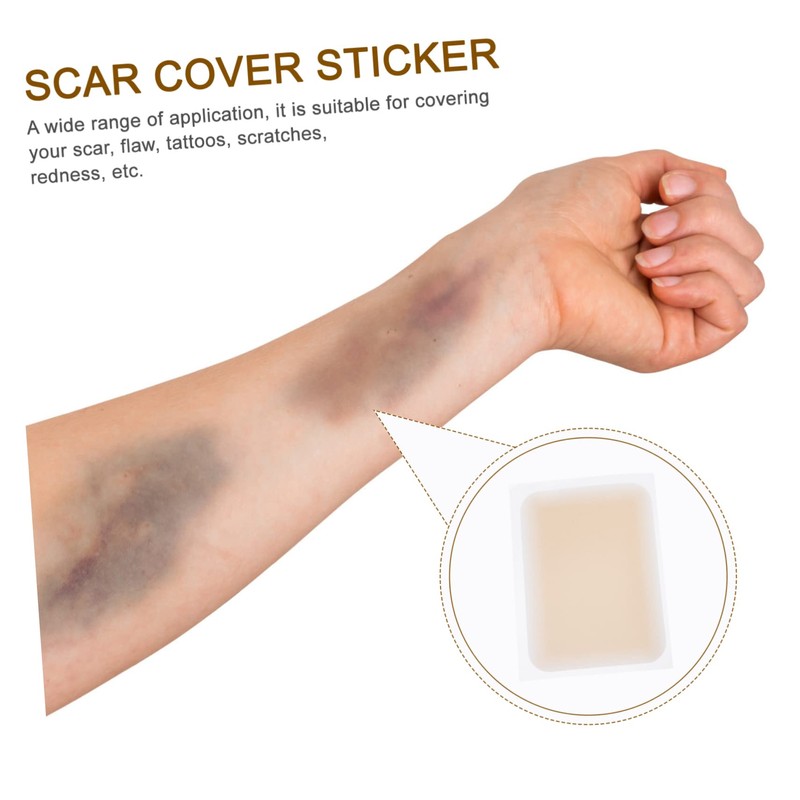 KOMBIUDA Waterproof Skin Concealer Sticker Scar Cover Tape for Birthmarks