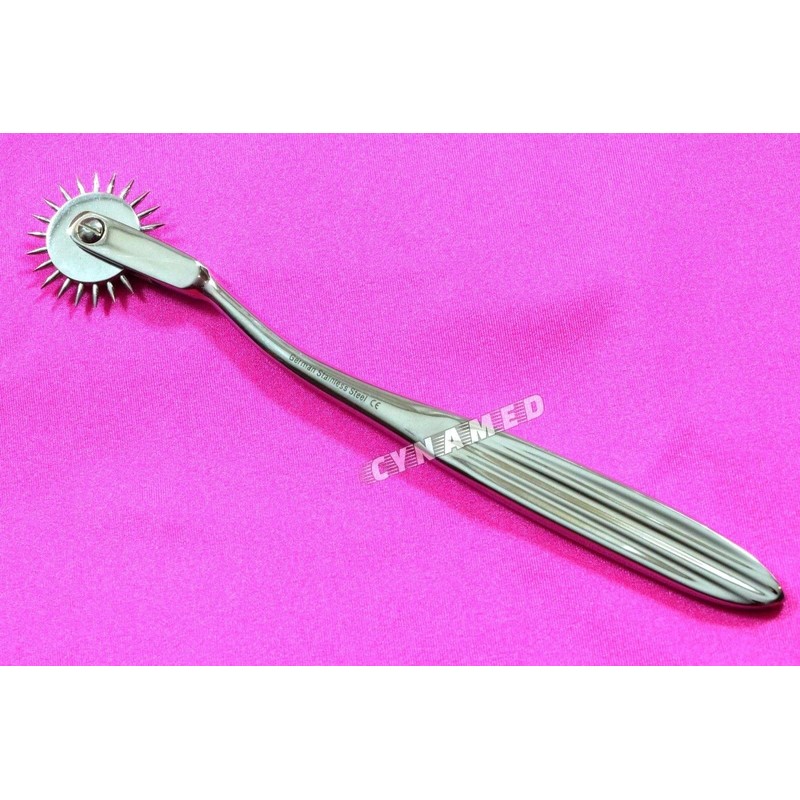 NEW 2 GERMAN STAINLESS 7" Wartenberg Pin Wheel Stainless Steel