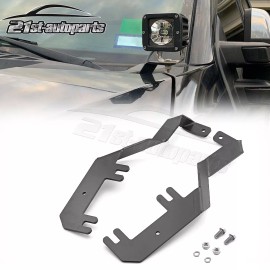 21ST Hood Ditch Light Mounting Bracket For 17-18 19 20 21 22 23 Ford F250 Super Duty