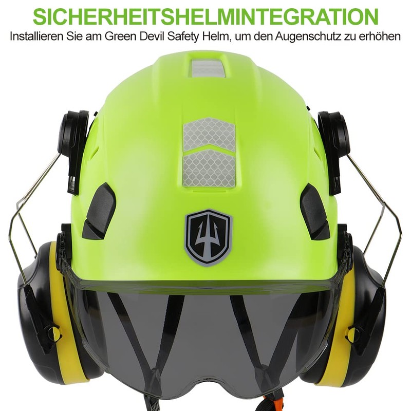 GREEN DEVIL Replacement Face Protection Visor Tinted Polycarbonate Visor for