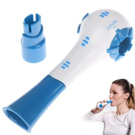 Entrenador de Ejercicios de Respiración, Dispositivo de Ejercicio de Pulmón, 5 Niveles de Ajuste de Resistencia para Aumentar Capacidad Pulmonar, Herramienta de Portátil para Corredor, Atletas
