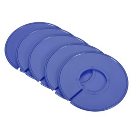 PATIKIL Clothes Dividers 20 Pack Blank Clothing Rack Size Sorting Reusable Wardrobe Round Hanger Separator, Blue