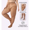 Plus Size Tights for Women, 20D Sheer to Waist T