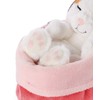 NICI Cuddly Toy Sleeping Kitties Cat 12 cm Cream in