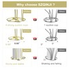 SZQINJI Paper Towel Roll Holder Countertop & Napkin Holder Set,