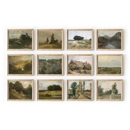 Vintage French Art Prints - French Kitchen Wall Decor, Vintage Art Wall Decor, Vintage Farmhouse Decor, French Country Artwork, Vintage Botanical Wall Art Wall Art Neutral Set 12 (8x10 UNFRAMED)