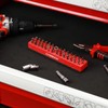 CASOMAN 2PCS 1/4" Hex Bit Organizer with Magnetic Base -