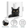 Pinetree Art Funny Bathroom Decor - Cute Black Cat Toilet