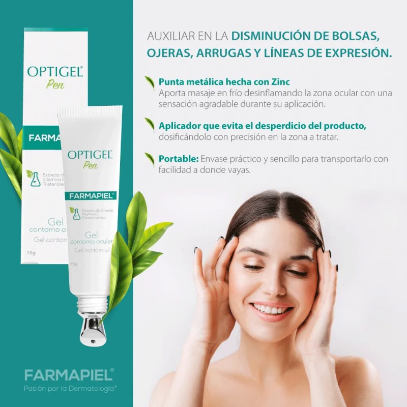 Farmapiel Optigel Pen Gel Contorno de Ojos 15g | Anti