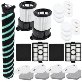 Replacement Accessories Compatible with Shark IP3251 Cordless Vacuum Cleaner (1 roller brush + 2 filters + 6 filter pads + 2 Auto-Empty System filters + 4 Auto-Empty System filter pads)