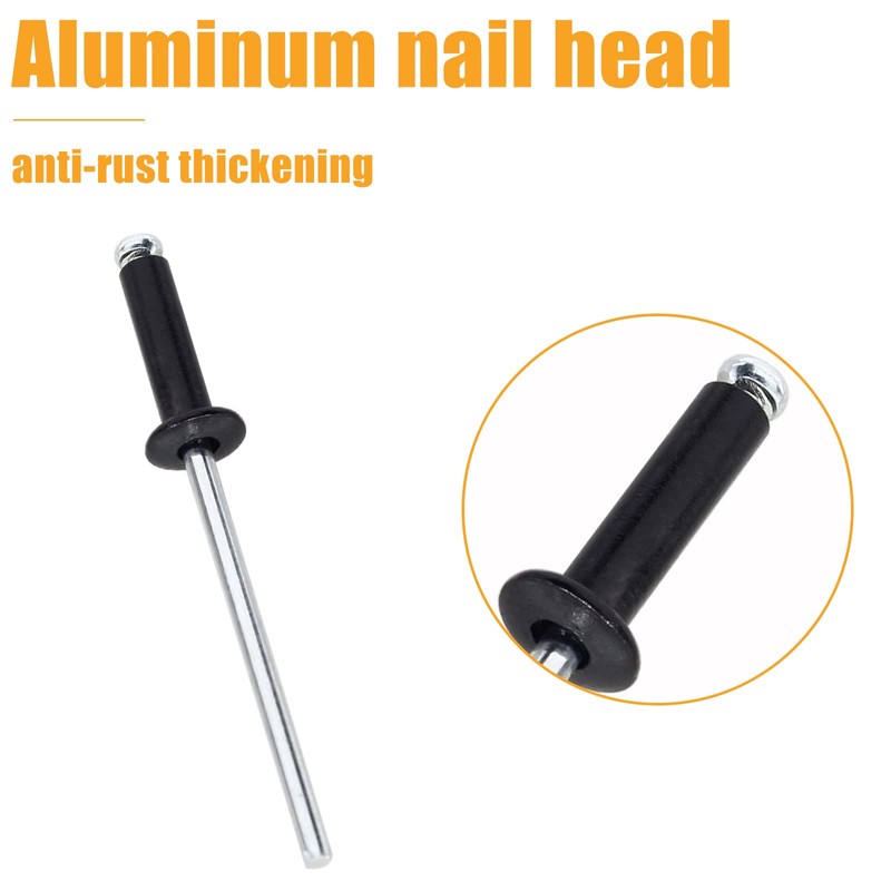 Yoohey 1/8 x 1/2 Inch Pop Rivets Kit Aluminum Rivets