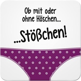 GRUSS & CO 47455 Cork Panties x 9.5 cm Coasters, Multi-Colour