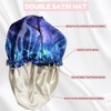 BHAHB 2 PCS Kids Bonnets for Girls Boys Satin Silk