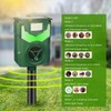 Upgraded Solar Ultrasonic Animal Repeller Outdoor,Deer Repellent Cat Repellent Animal