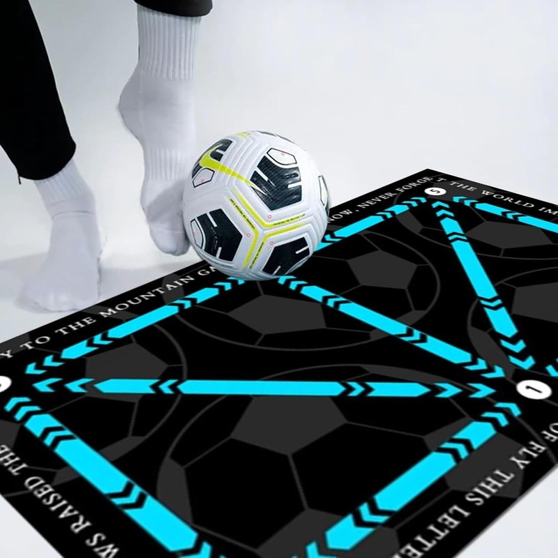 Football Training Mat, Non-Slip Training Mat for Silent and Safe