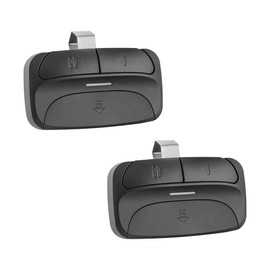 X X-HOUSE Universal Garage Door Remote for Liftmaster Chamberlain Linear Craftsman Genie Opener 300/310/315/318/390Mhz,Support Purple/Yellow/Green/Red/Orange Learn Button and DIP Switch,2 Pack