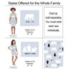 Sleepyheads Grey Polar Bear Family Matching Short Sleeve PJ Sets,