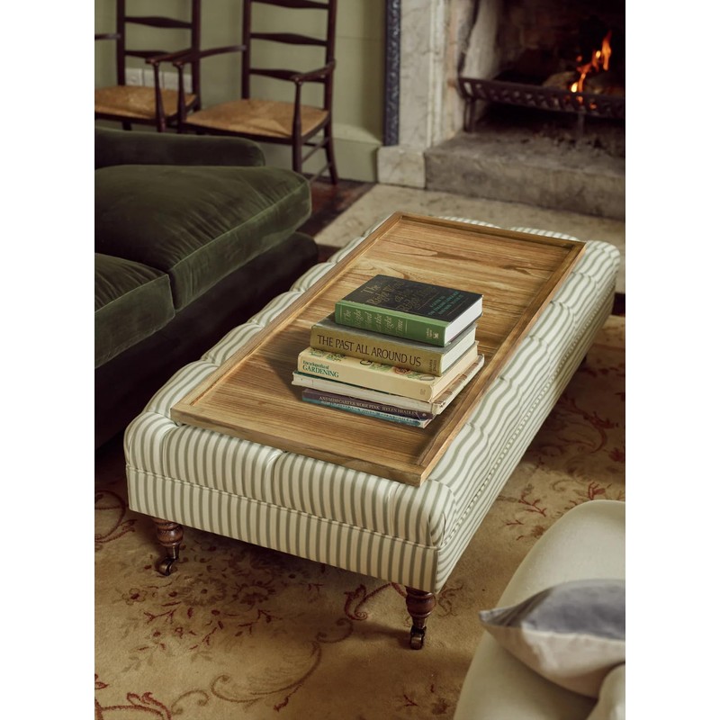 Gurfuy 40"x20" Extra Large Long Rectangle Ottoman Table Tray -